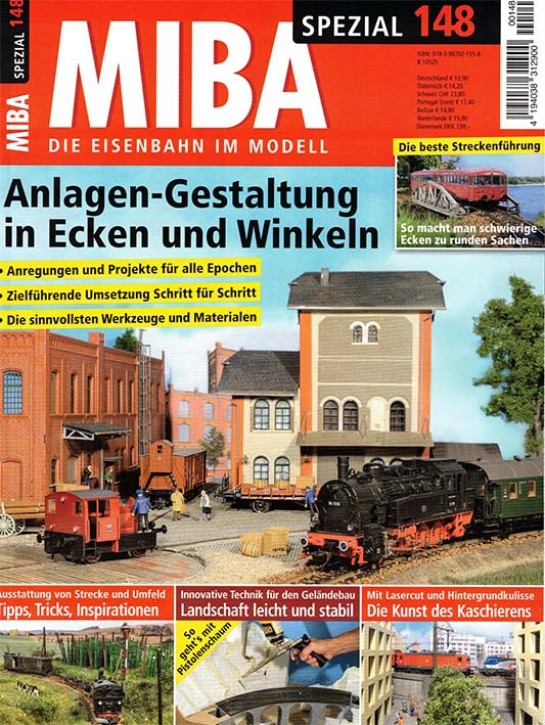 Anlagen-Gestaltung in Ecken und Winkeln - MIBA-Spezial 148