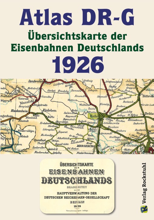 Atlas DR-G 1926 Übersichtskarte der Eisenbahnen Deutschlands