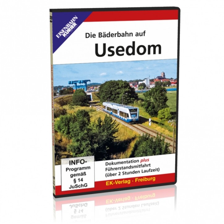 Die Bäderbahn auf Usedom plus Führerstandsmitfahrt Swinemünde - Wolgast-Hafen (DVD)