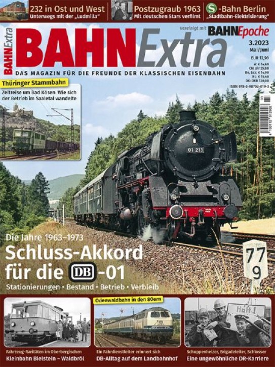 BahnExtra 3-2023 Schluss-Akkord für die DB-01 - Stationierungen Bestand Betrieb Verbleib