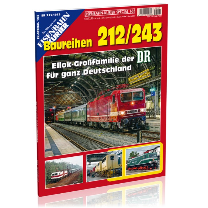 Baureihen 212/243 - Ellok-Großfamilie der DR für ganz Deutschland - EK-Special 165
