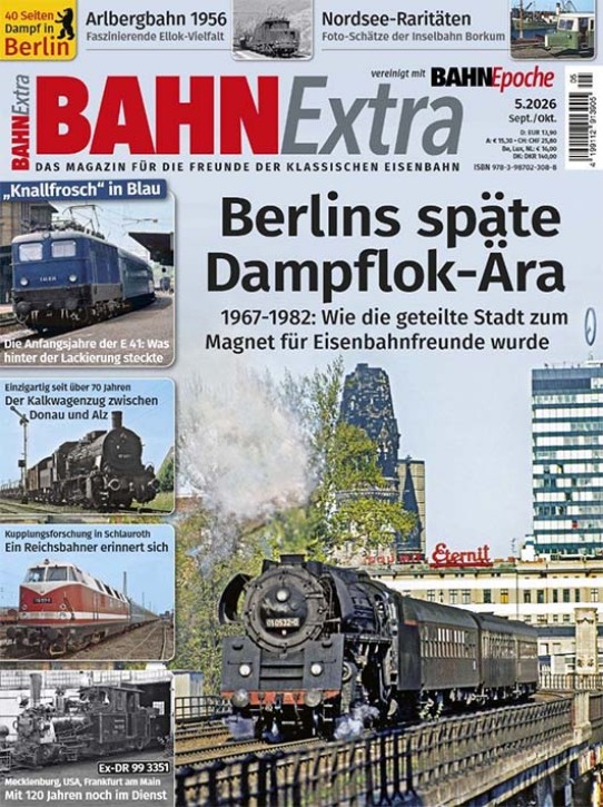 Berlins späte Dampflok-Ära - BahnExtra 5-2026