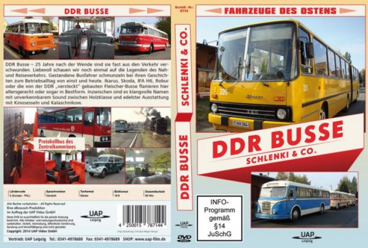 DDR Busse Schlenki & Co - Fahrzeuge des Ostens (DVD)