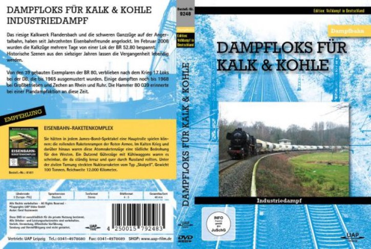 Industriedampf - Dampfloks für Kalk & Kohle (DVD)