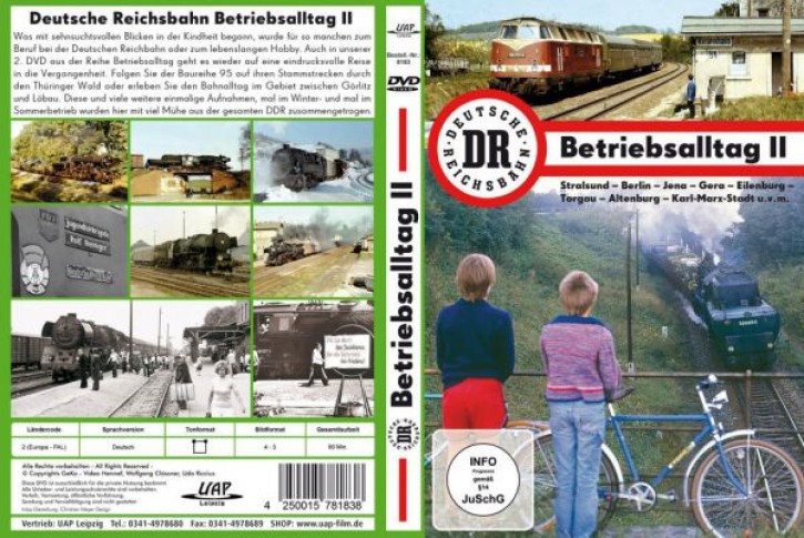 Deutsche Reichsbahn Betriebsalltag II - Stralsund, Berlin, Jena, Gera, Eilenburg, Torgau, Altenburg, Karl-Marx-Stadt u.v.m. (DVD)