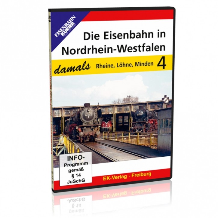 Die Eisenbahn in Nordrhein-Westfalen damals Teil 4 Rheine, Löhne, Minden (DVD)