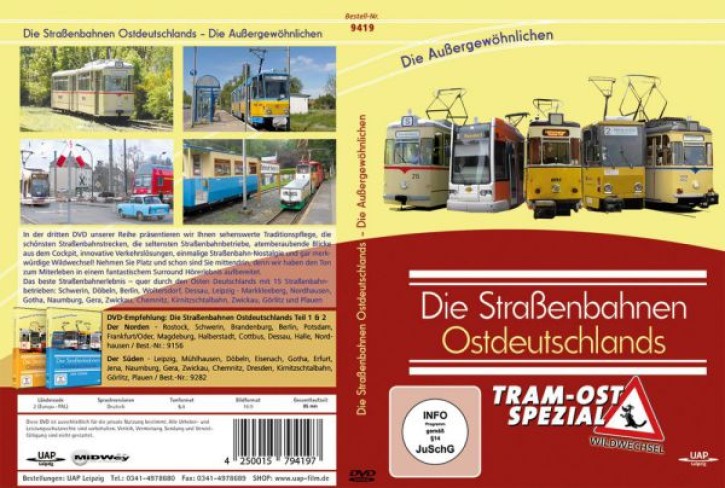 Die Straßenbahnen Ostdeutschlands Spezial - Die Außergewöhnlichen (DVD)