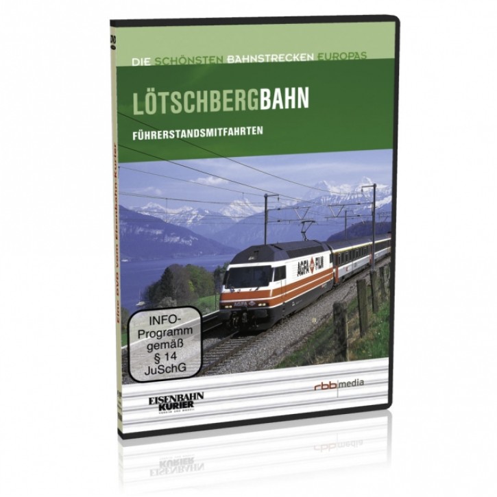 Die schönsten Bahnstrecken Europas - Schweiz Lötschbergbahn Brig - Bern (DVD)