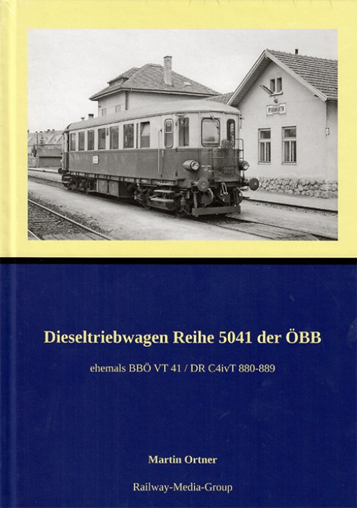 Dieseltriebwagen Reihe 5041 der ÖBB - ehemals BBÖ VT41, DR C4ivT 880–889. Martin Ortner