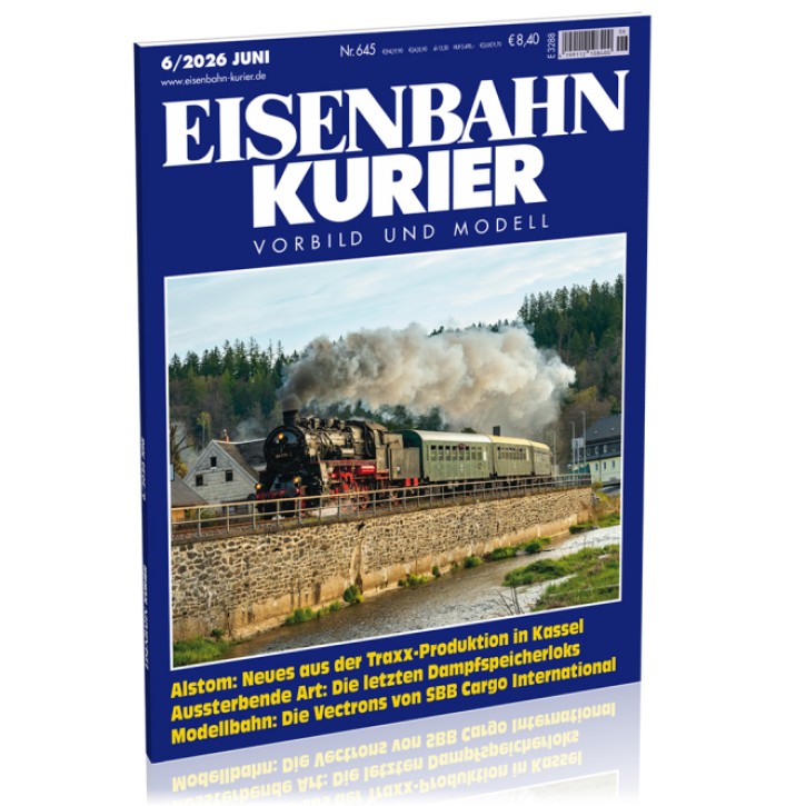 Eisenbahn-Kurier 6-2026 - Dampfspeicherloks, Sri Lanka, Intermodellbau u.v.m.