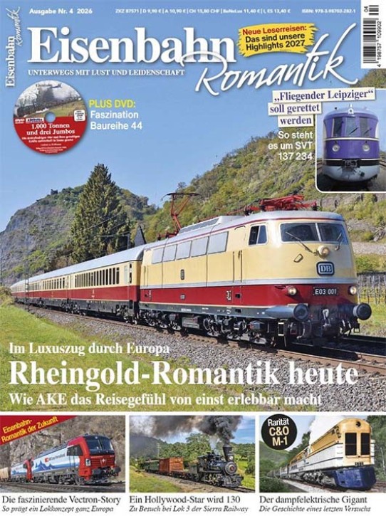 Eisenbahn Romantik 4-2026 Rheingold-Romantik heute