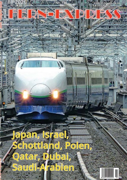 Fern-Express Heft 2-2026 Japan, Israel, Schottland, Polen, Quatar, Dubai, Saudi-Arabien