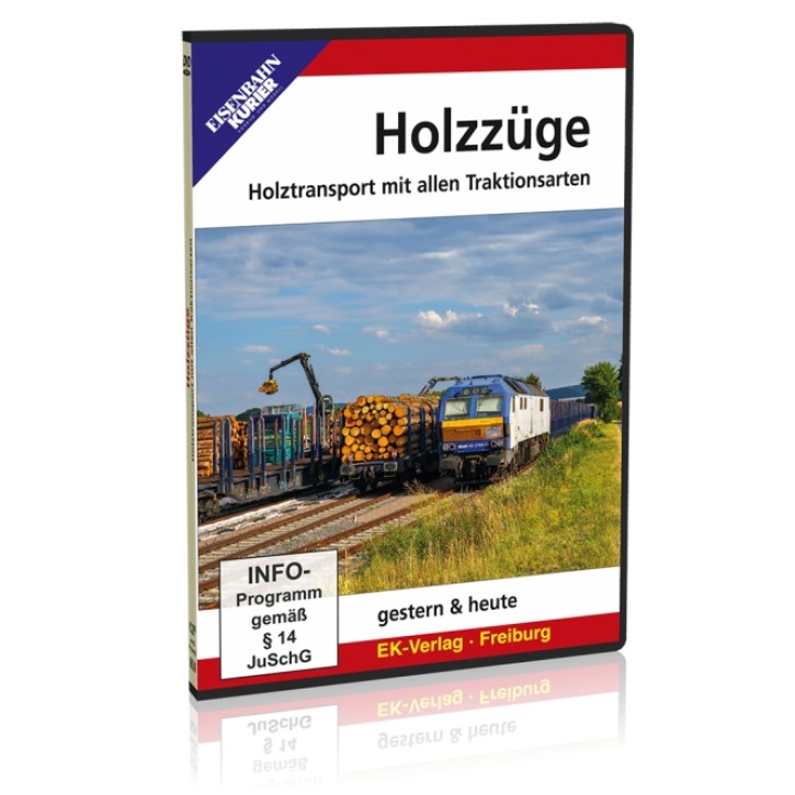 Holzzüge gestern & heute - Holztransport mit allenTraktionsarten (DVD)