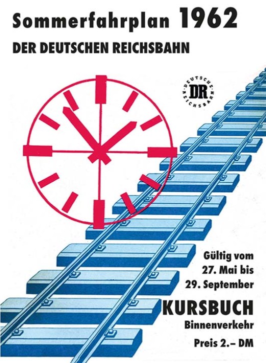 Kursbuch der Deutschen Reichsbahn Sommerfahrplan 1962 (Reprint)