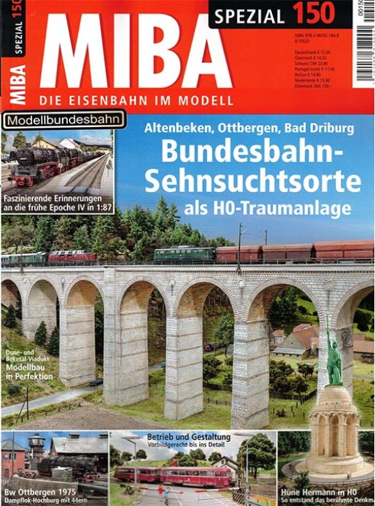 Bundesbahn-Sehnsuchtsorte als H0-Traumanlage - MIBA-Spezial 150