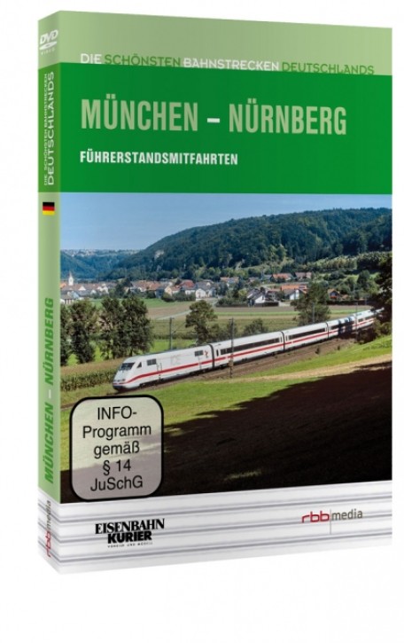 Die schönsten Bahnstrecken Deutschlands München - Nürnberg (DVD)