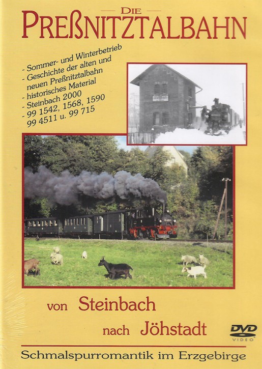 Die Pressnitztalbahn von Steinbach bis Jöhstadt - Schmalspurromantik im Erzgebirge (DVD)