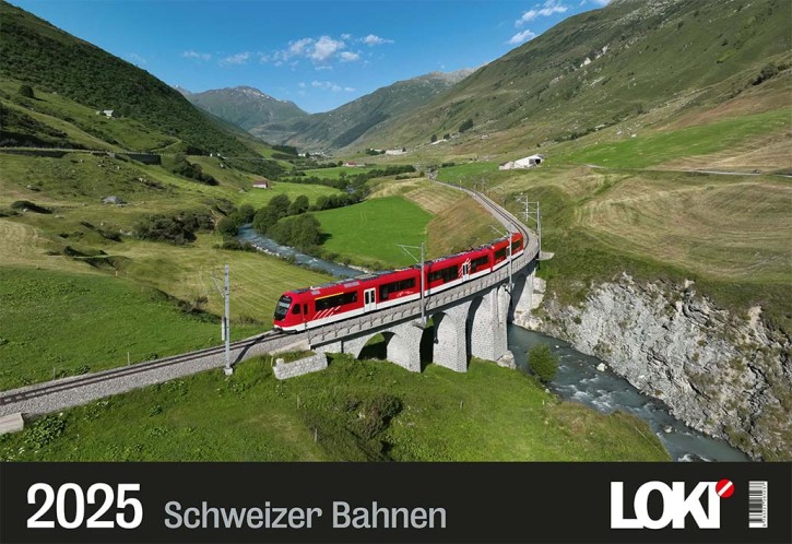 LOKI Kalender Schweizer Bahnen 2025