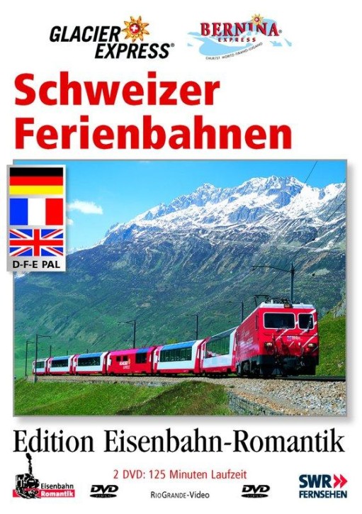 Schweizer Ferienbahnen - Glacier-Express und Bernina-Express (DVD)