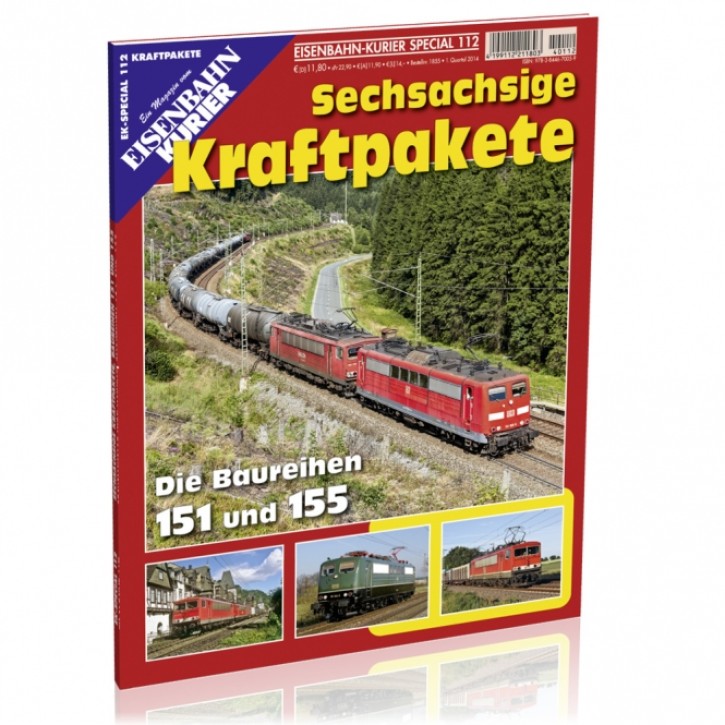 Eisenbahn Kurier-Special 112 - Sechsachsige Kraftpakete - Die Baureihen 151 und 155