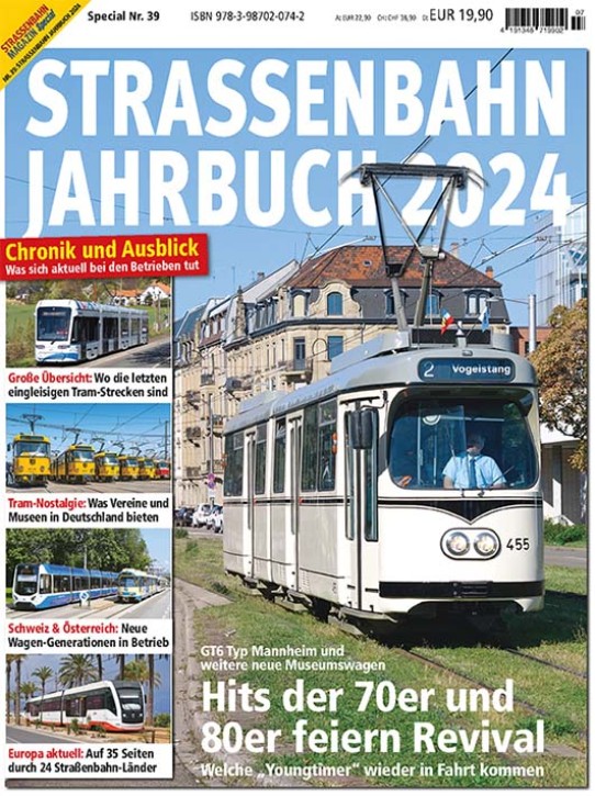 Straßenbahn Jahrbuch 2024 - Straßenbahn Magazin Spezial