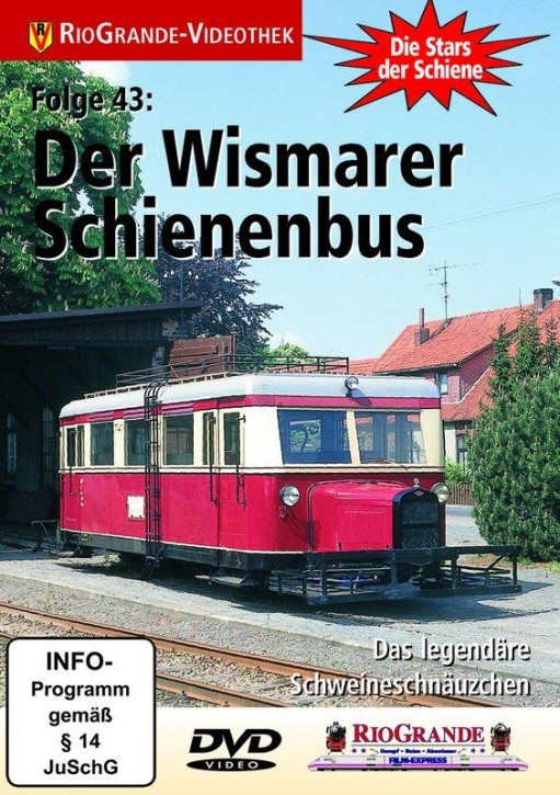 Der Wismarer Schienenbus - Das legendäre Schweineschwänzchen - Stars der Schiene Folge 43 (gebrauchte DVD)