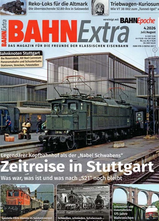 Zeitreise in Stuttgart - BahnExtra 4-2026