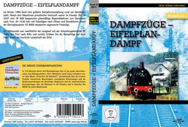 DVD: Dampfzüge - Eifelplandampf