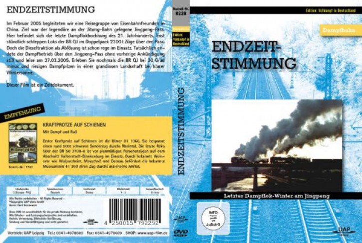 Endzeitstimmung - Letzter Dampflok-Winter am Jingpeng-Pass (DVD)