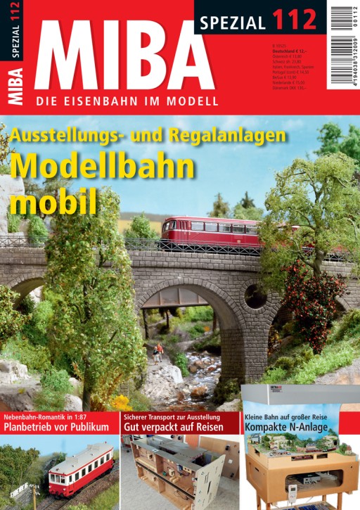 MIBA-Spezial 112: Ausstellungs- und Regalanlagen. Modellbahn mobil