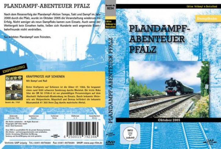 DVD: Plandampf-Abenteuer-Pfalz Oktober 2005