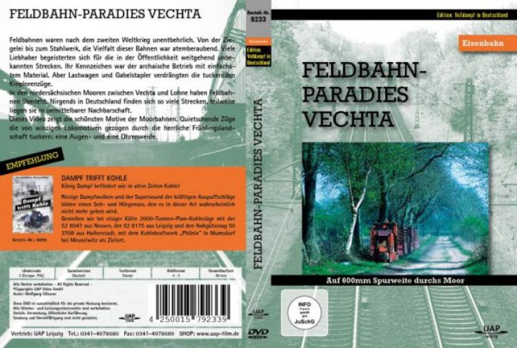 DVD: Feldbahn-Paradies Vechta. Auf 600 mm durchs Moor